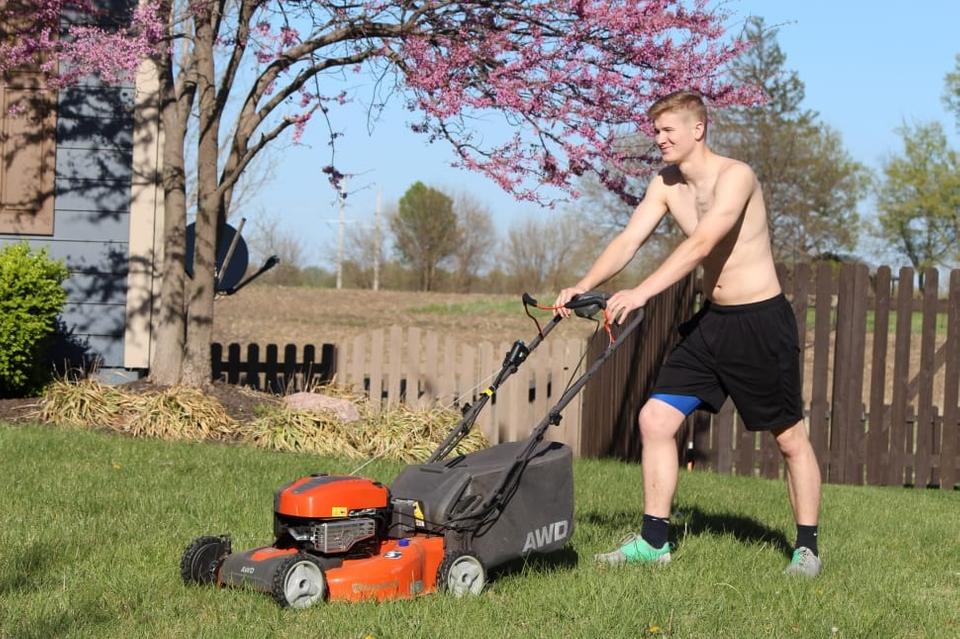 How Many Calories Does Mowing The Lawn Burn?  